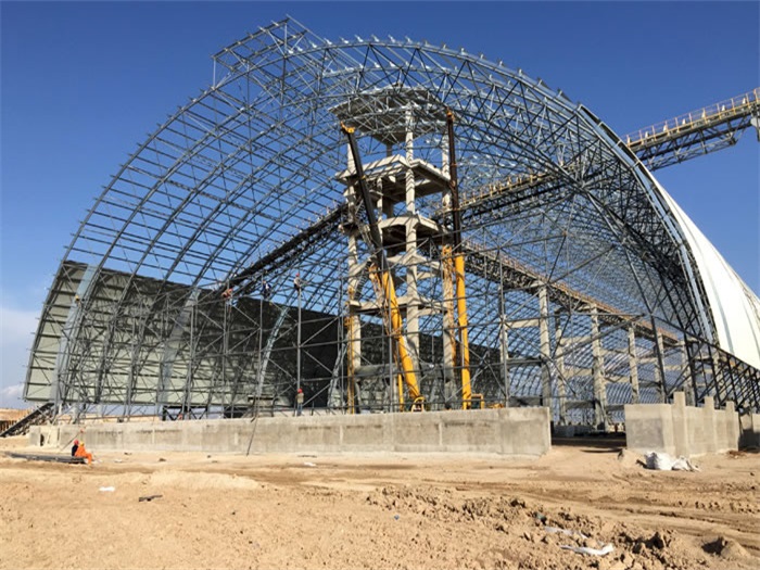 乐清煤机油桶翘工程网架